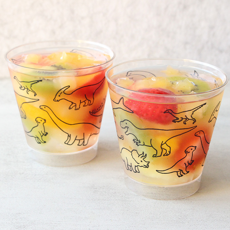 カラフルフルーツゼリー
